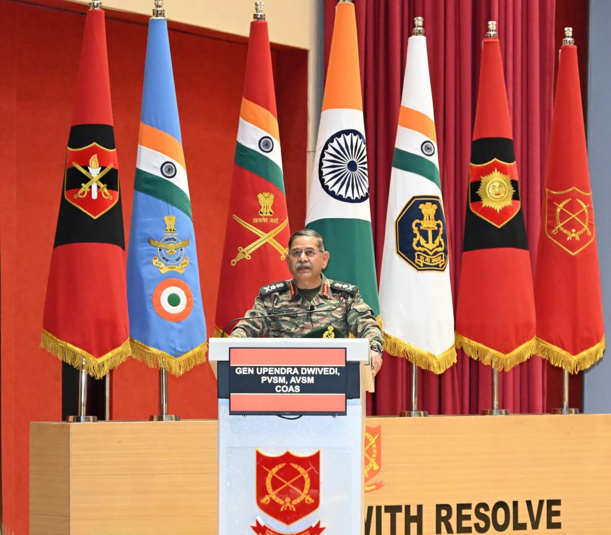 NewsIADN's tweet image. #IndianArmy is conducting the Army Commanders' Conference #ACC in #NewDelhi from April 13-16.