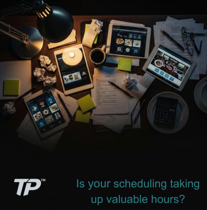 Tired of the scheduling nightmare?  With Smart Scheduling from TabPref, you can manage shifts with drag-and-drop ease! Time saved = more time for your guests! #Hospitality #Scheduling