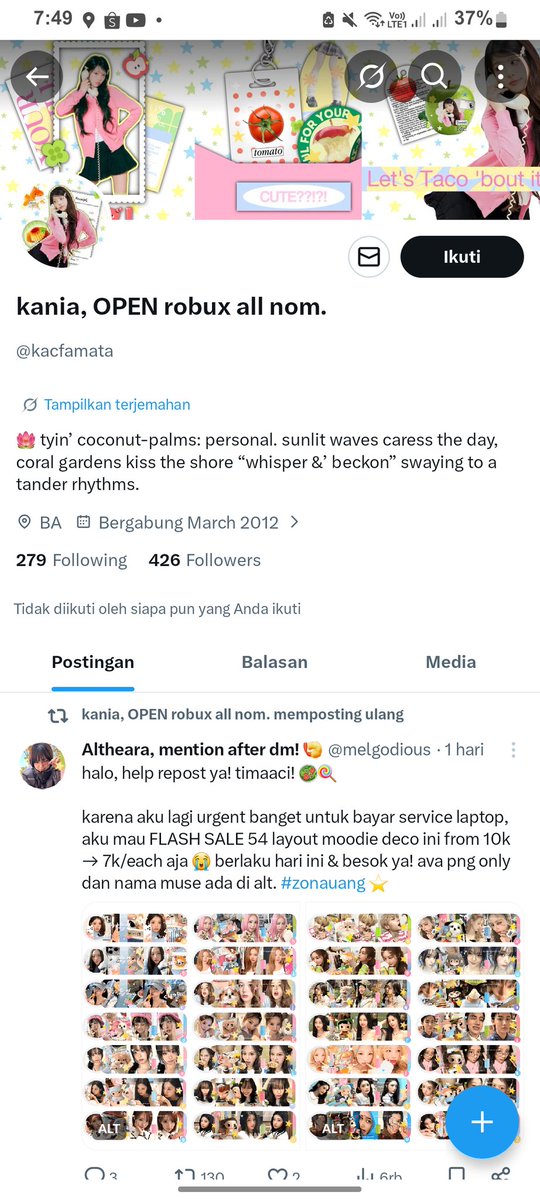 kiyupil's tweet image. hati2 sm akun ya, aku abis ketipu beli claude pro udah di payment malah ilang .. makan tuh duit haram, najis tau kak cari duit nipu orang

nama qris nya aksa store lokasi depok, pls be aware ya tmn2 jangan sampe ada yang ketipu lg 

#zonauang #scam #penipu