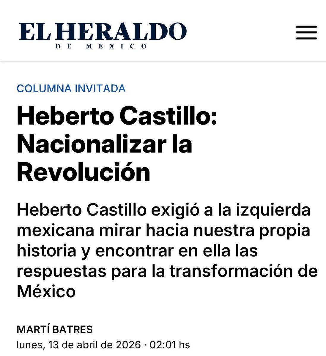 Martí Batres tweet media