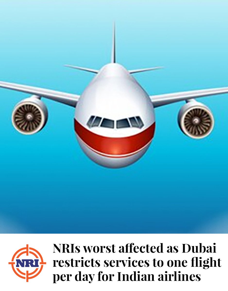 NRIs worst affected as Dubai restricts services to one flight per day for Indian airlines

Read the full story:
nrifocus.com/NRI-Focus/nris…

#nris #dubai #indian #airlines #flights #uae