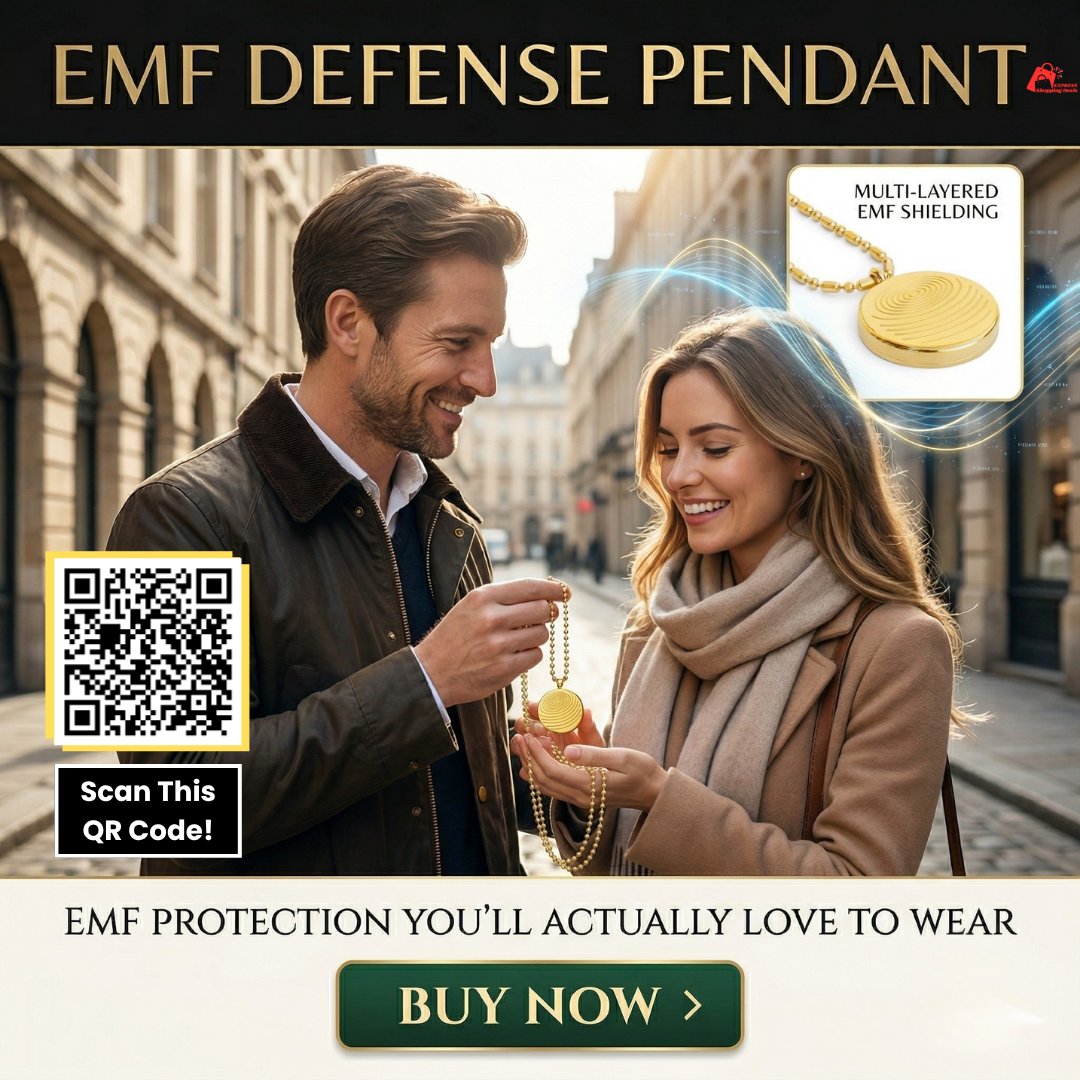 ESDOffers's tweet image. Stay protected in a digital world with the EMF Defense Pendant style meets smart shielding.
Designed to help reduce everyday electromagnetic exposure from devices.
Feel confident, balanced and protected

#EMFProtection #WellnessTech #HealthyLiving #SmartLifestyle #DailyProtection