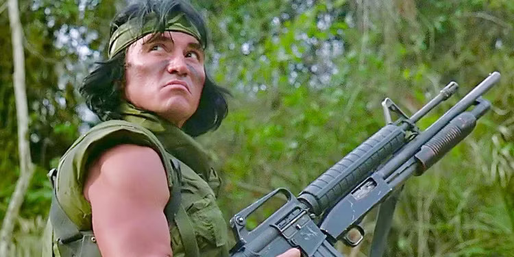 RetroCoast's tweet image. Rocking the AR/shotgun combo #1980s