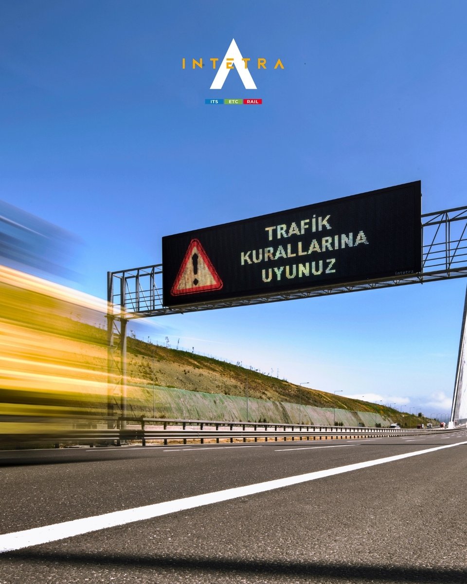 intetraas's tweet photo. Akıllı değişken mesaj sistemlerimizle sürücülere anlık ve doğru bilgilendirme sağlayarak trafik kurallarına uyumu destekleyen, güvenliği ve akış sürekliliğini artıran dijital yol yönetim çözümleri sunuyoruz.
#INTETRA #AkilliUlasim #VMS #TrafficManagement #INTETRAHalkaArz https://t.co/bCratNKshY