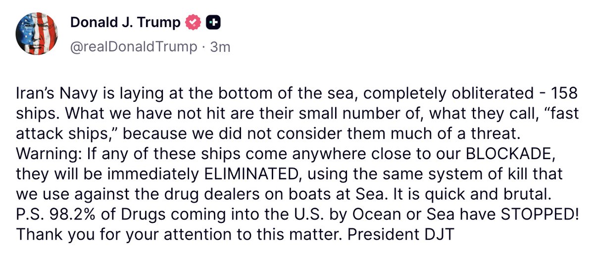 Donald J Trump Posts TruthSocial tweet media