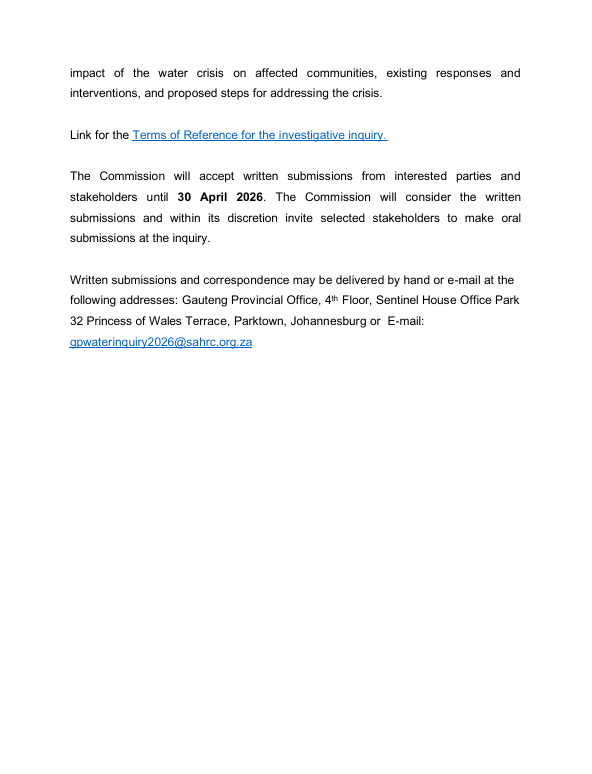 SAHRCommission tweet media