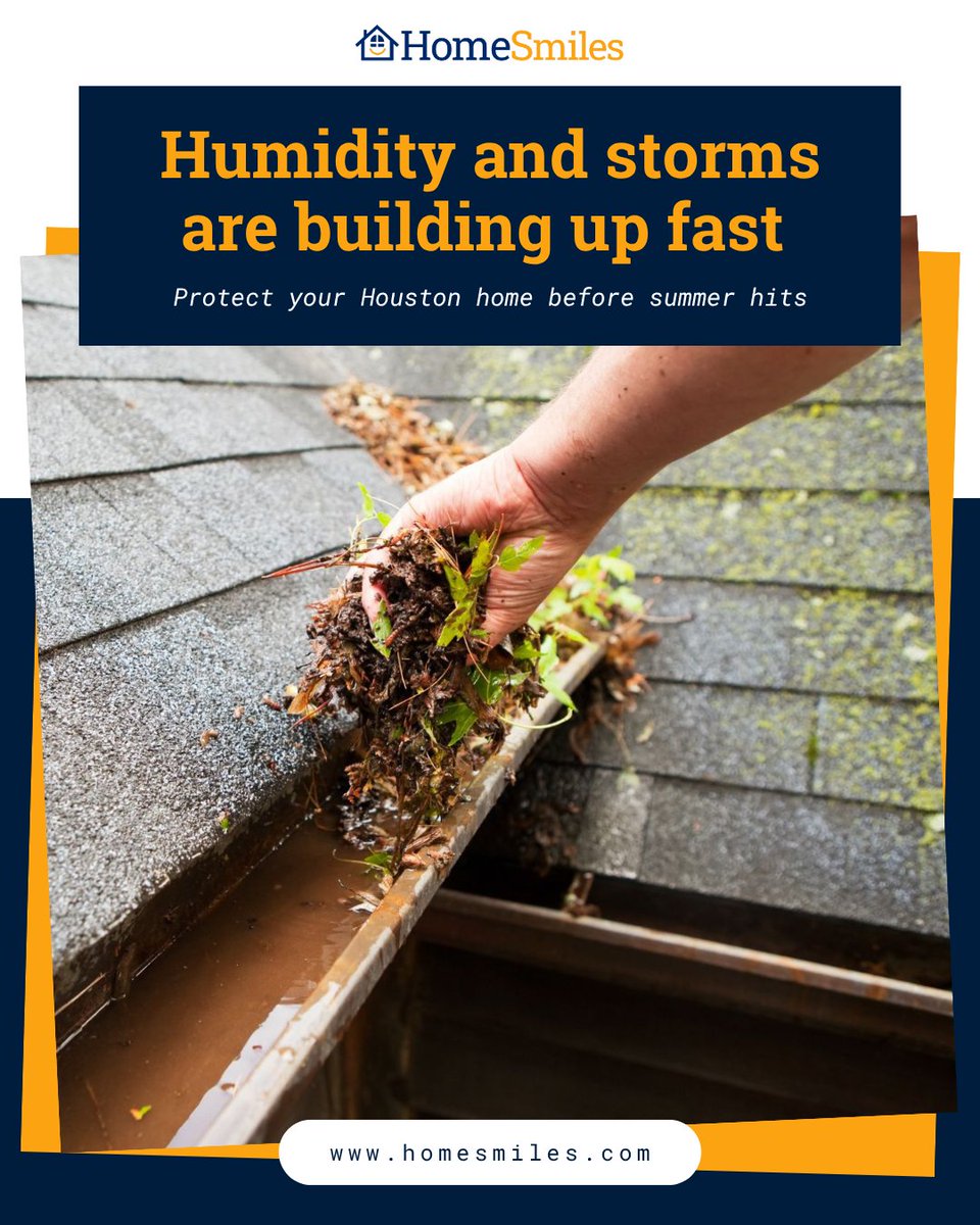 HSMetroHouston's tweet photo. Houston's April weather brings humidity, storms, and fast buildup. Stay ahead now to keep your home clean, dry, and running efficiently.

Learn more about our service at https://t.co/W5iVtBuCzo

#HomeSmiles #Texas #TheWoodlands #Tomball  #Houston #Montgomery https://t.co/OqBAj1vHk2