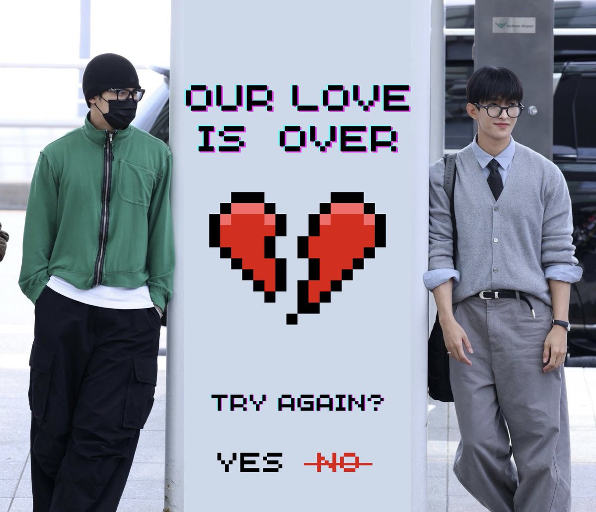 our love is over
try again?

a gyuseok au made for #CupidLoveBingo <a href="/1009fest/">MGDK FICFEST</a>