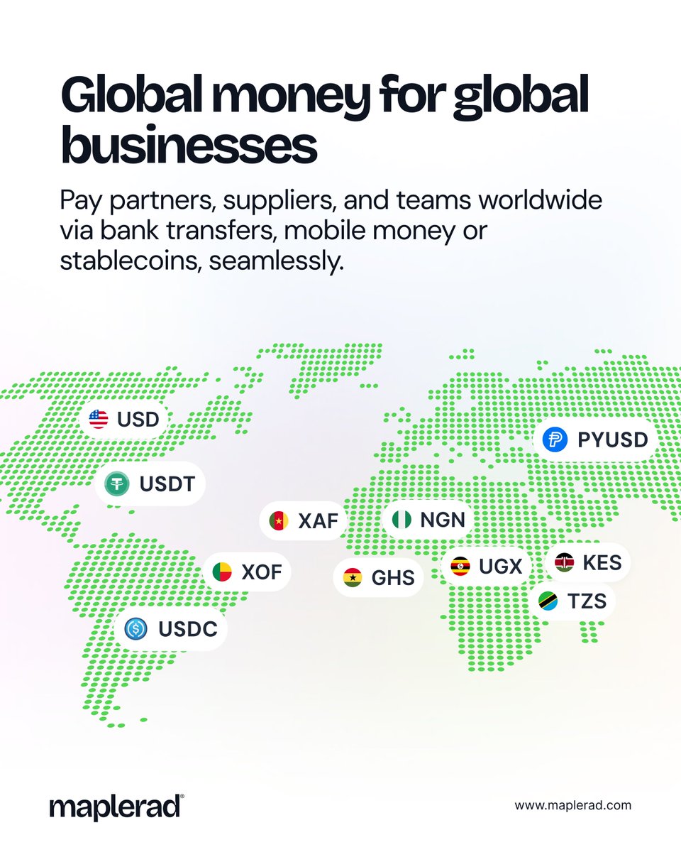 Maplerad tweet media