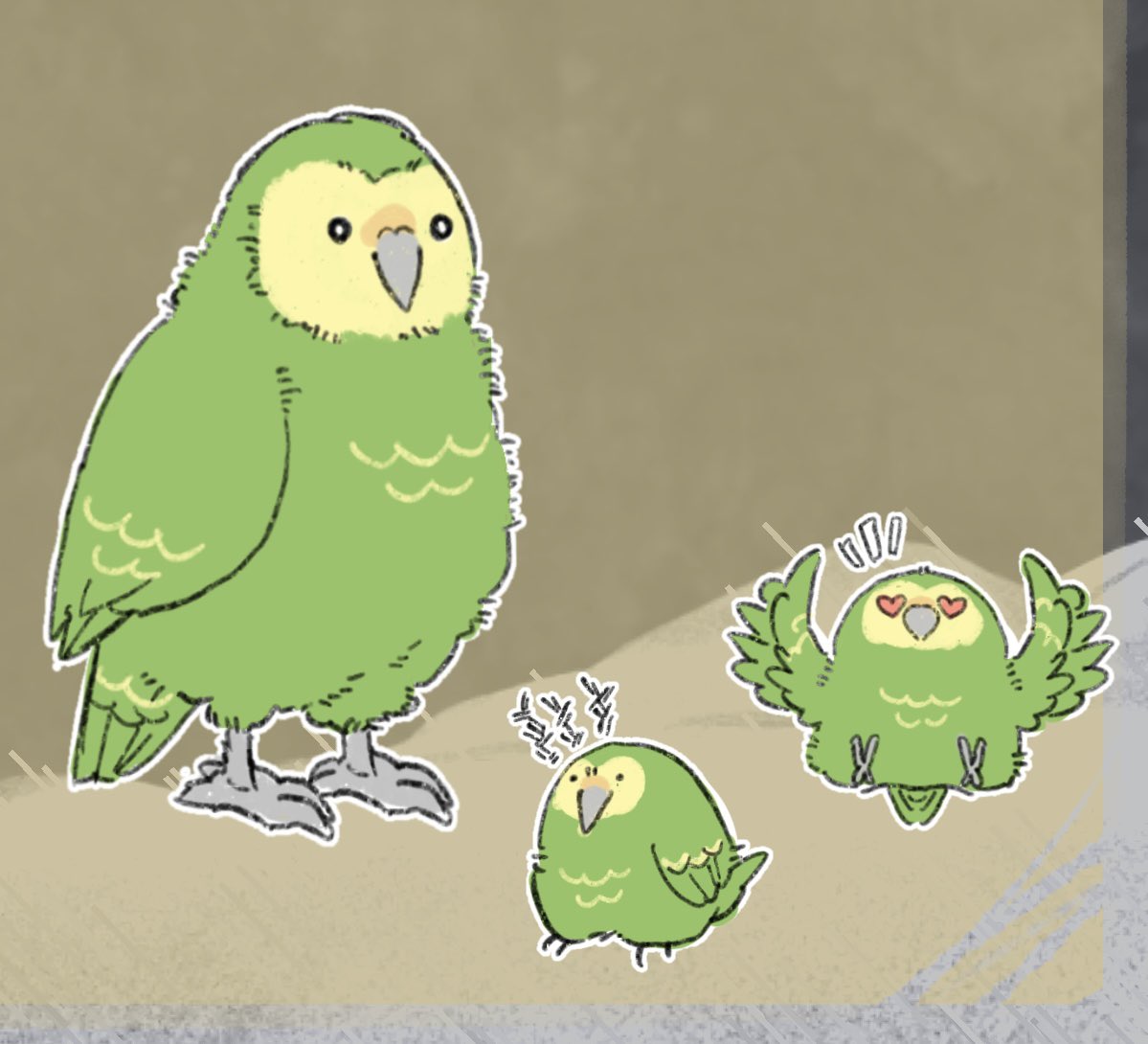 kajika3's tweet photo. 版権だったり鳥だったりその他大勢だったり、ほのぼの落書きはしてます🫶 https://t.co/qBHaNrMVnP