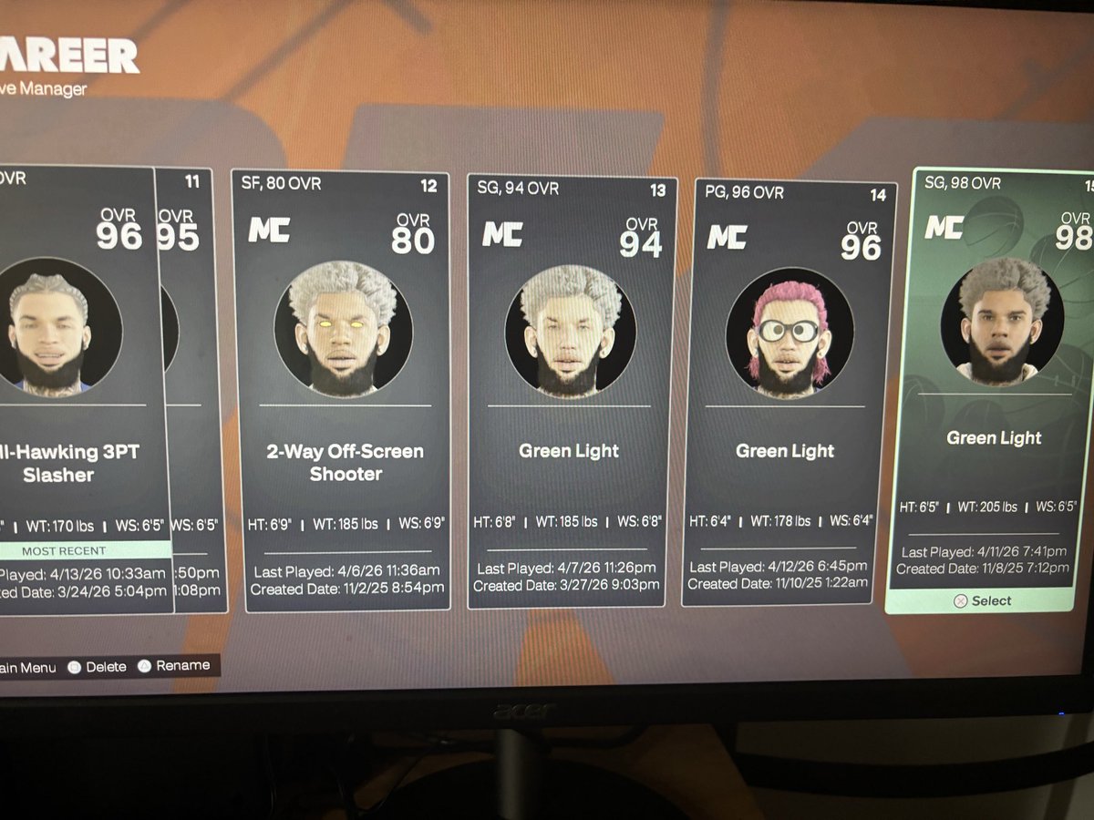 Lucinxted's tweet photo. Selling my v2 ps5 2k account 
Ton of proam guards dm me letting go for cheap https://t.co/0rZNqE9gHg