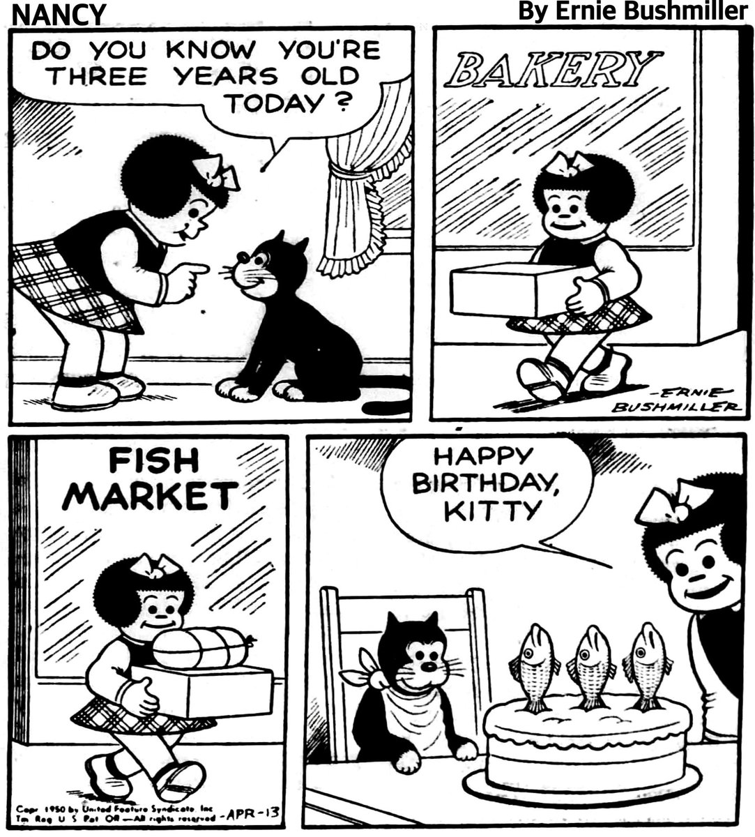 Nancy Comics by Ernie Bushmiller tweet media