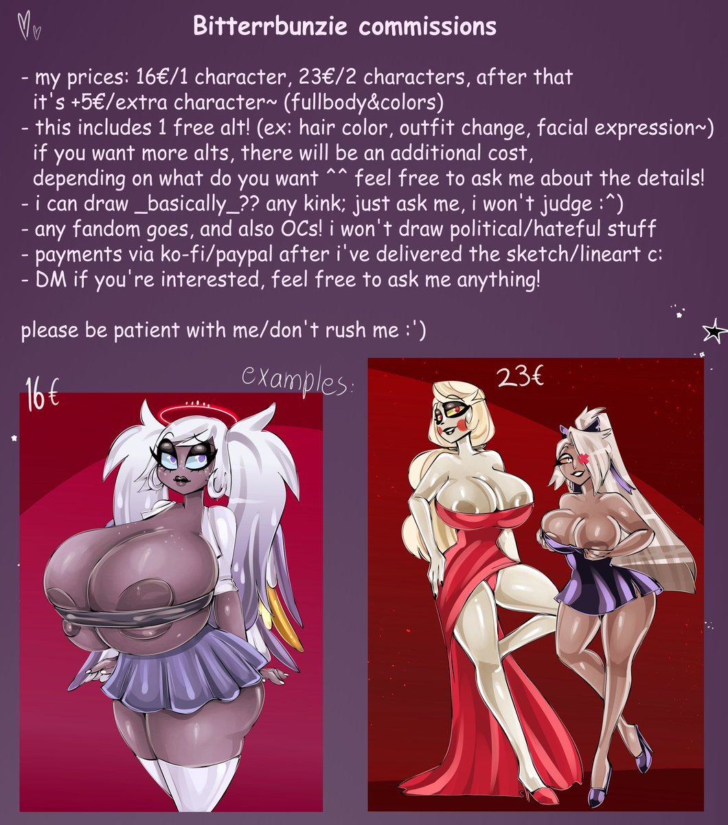 🔞 Bitter 🔞 comms open~! tweet media