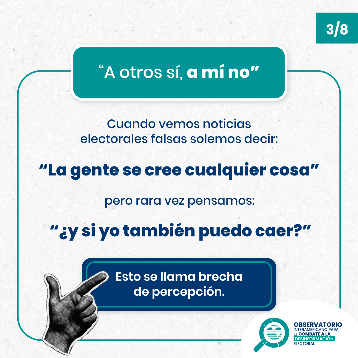 Obs. Int. para Combate a Desinformación Electoral tweet media