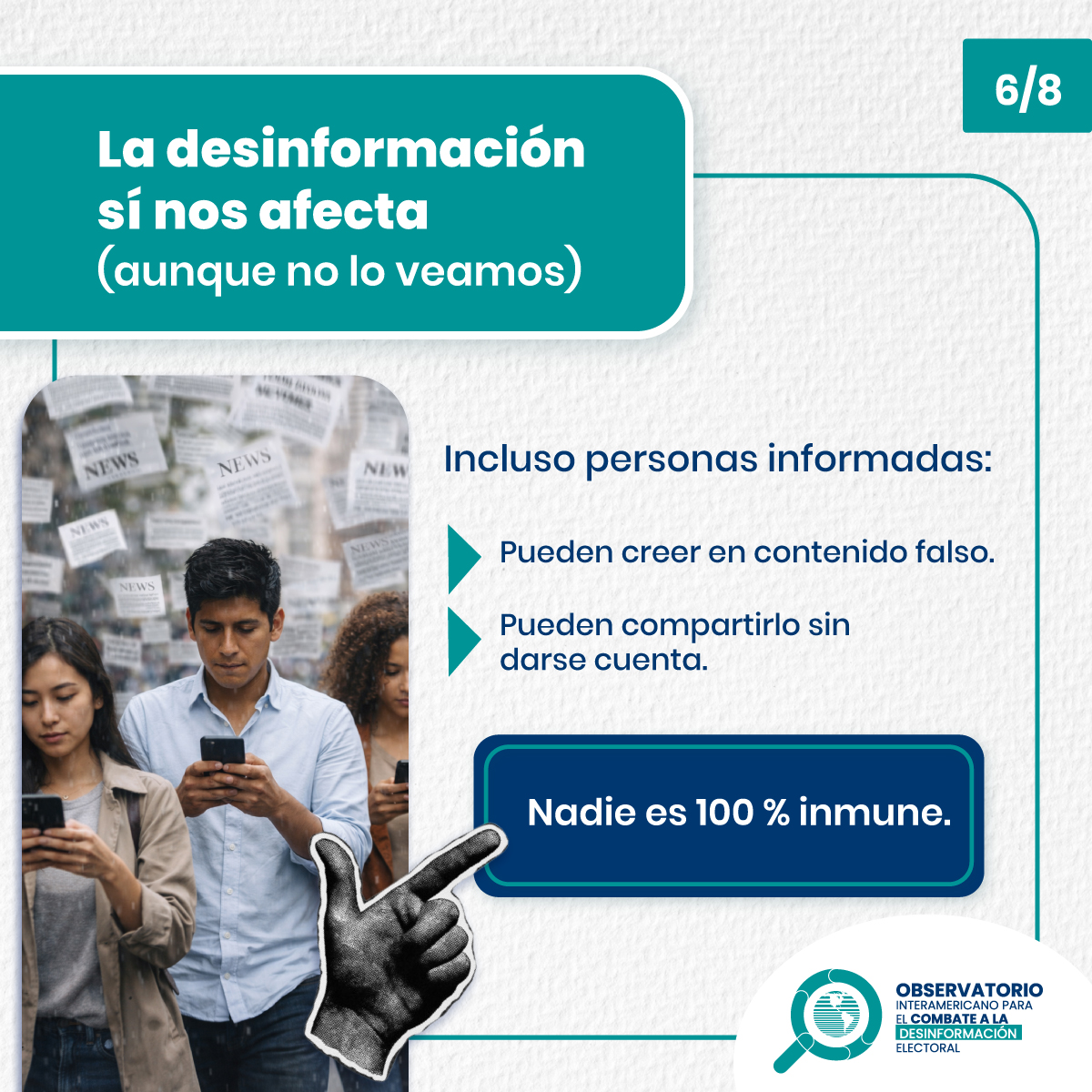 Obs. Int. para Combate a Desinformación Electoral tweet media