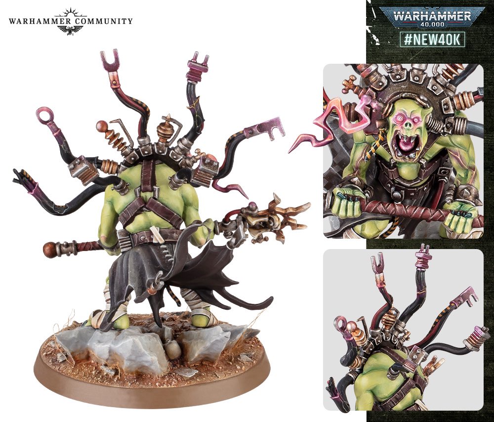 The new Ork Weirdboy from the looming 11th edition Armageddon new edition box

Head over to <a href="/warhammer/">Warhammer Official</a> community website to find out more!

#new40k #orks #11thedition #warhammer #warhammer40k