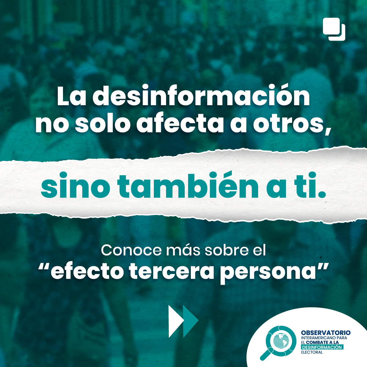 Obs. Int. para Combate a Desinformación Electoral tweet media