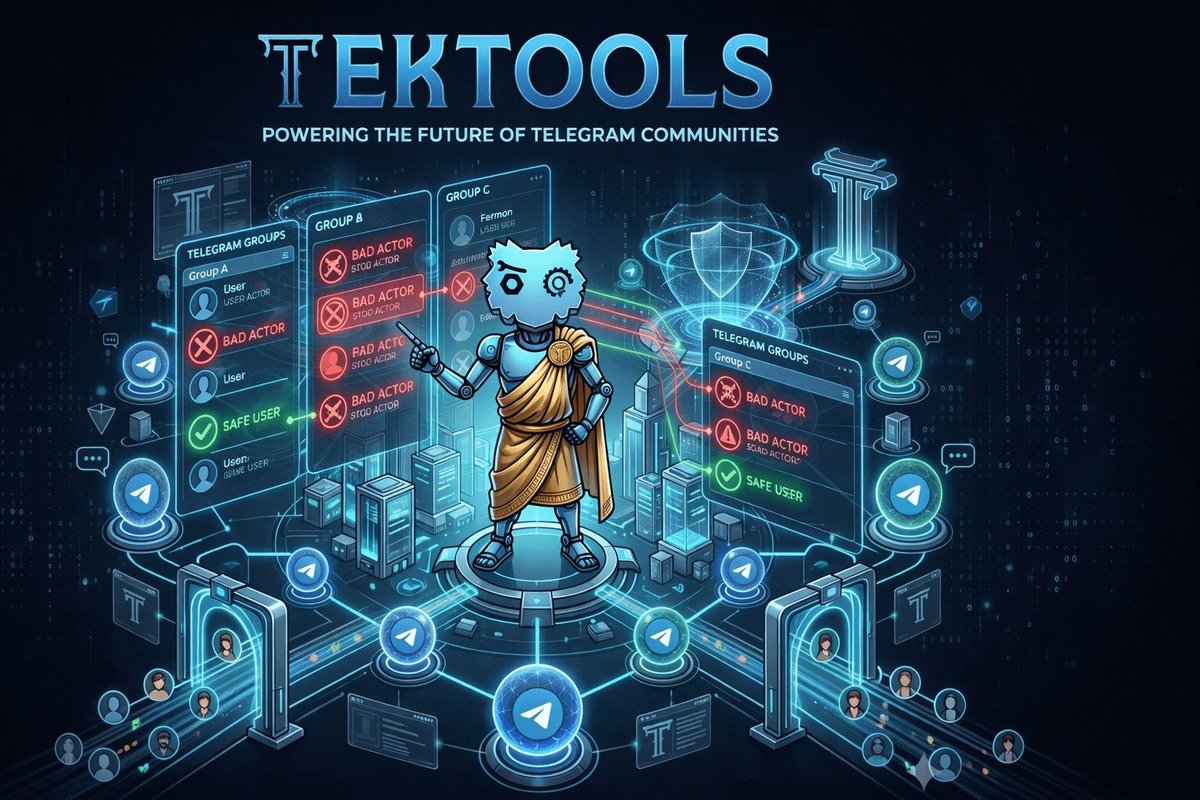 TekrosUnlimited's tweet photo. The last thing you want in this bull run is getting hacked. 🛡️

Safeguard your community with Tekros and let the tools handle it 🛠️ https://t.co/OmxjXVBDpb