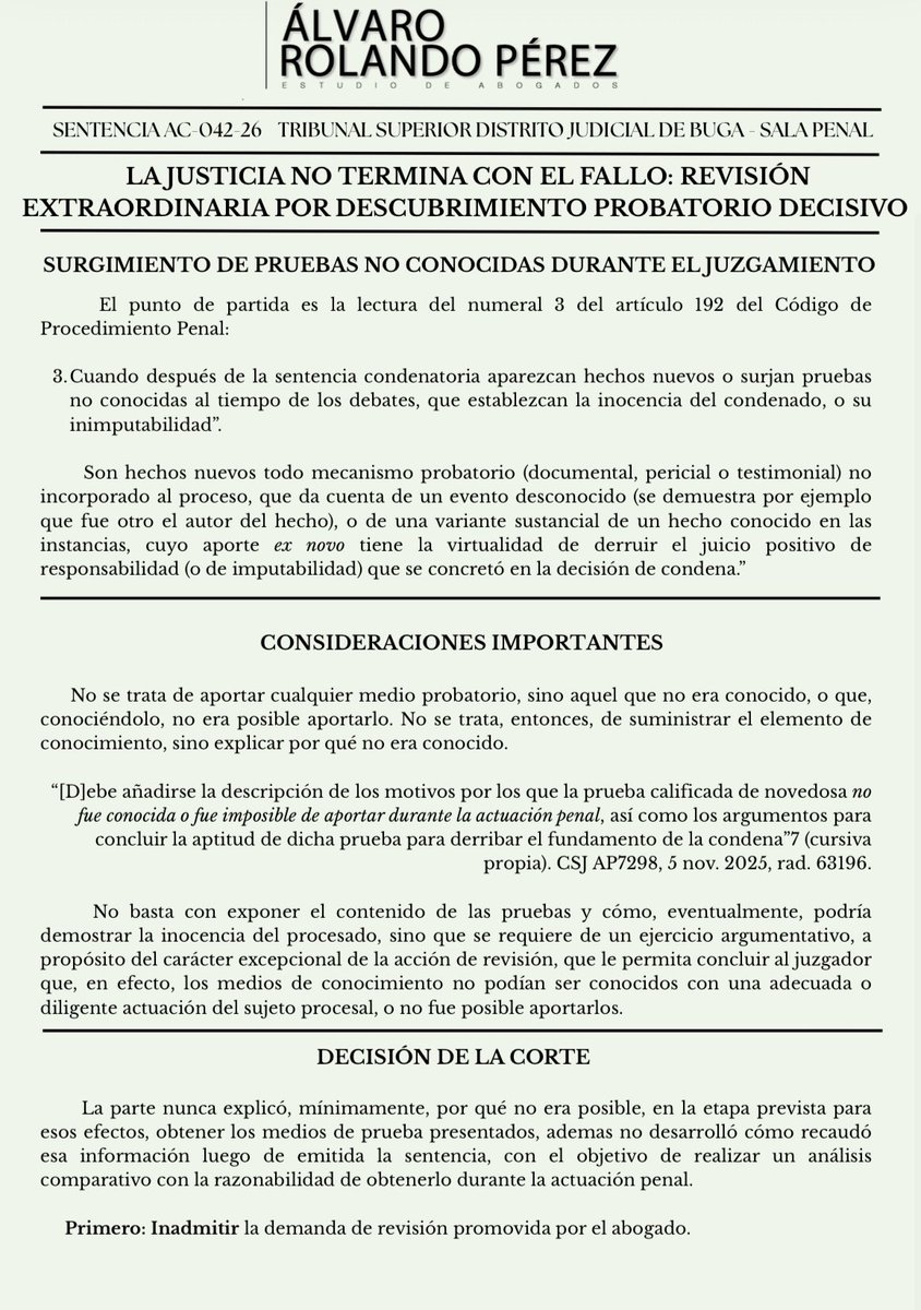 Álvaro Rolando Pérez |• Estudio De Abogados tweet media