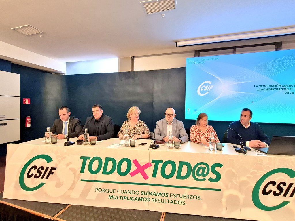 CSIFnacional's tweet image. 🟢 Antonio Díaz, vicepresidente de #CSIF, da la bienvenida a nuestros delegados y agradece su asistencia a las jornadas de AGE.

🗣 Somos un sindicato independiente que puede firmar acuerdos con cualquier partido político, da igual quien gobierne. Lo hacemos pensando en todos/as