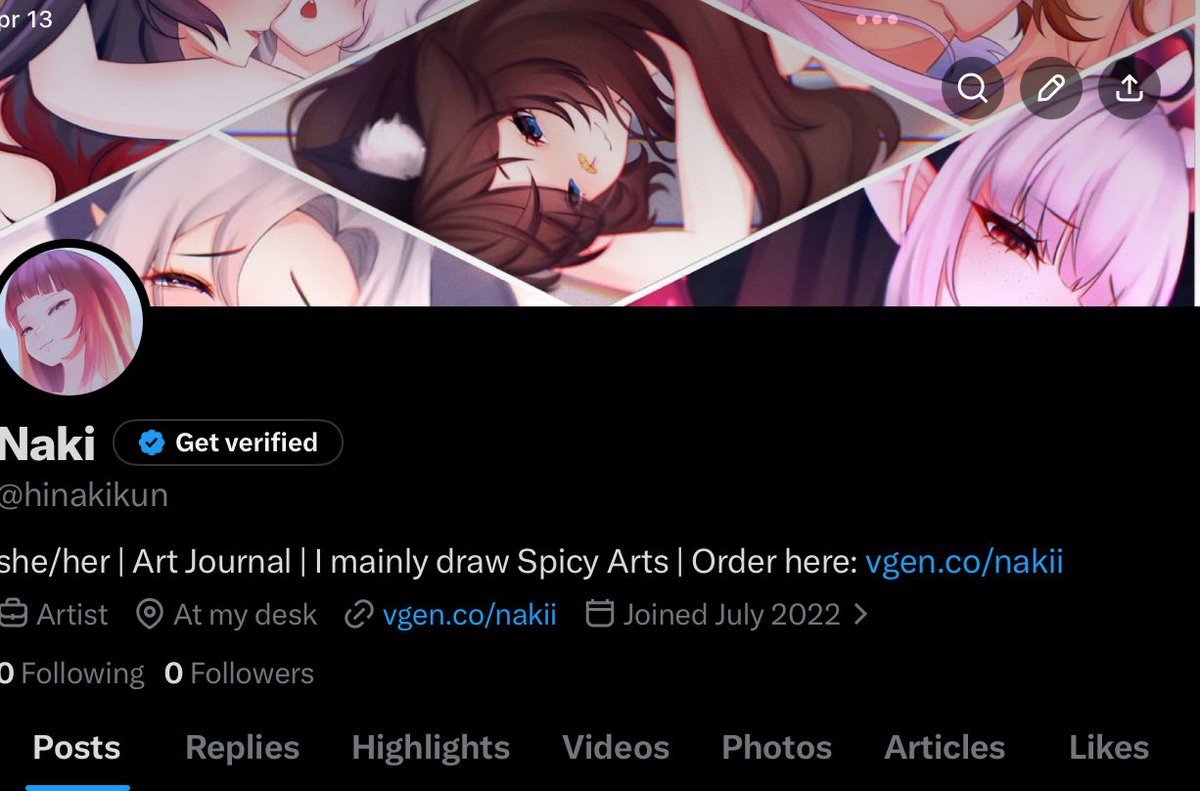 Naki ✨ SFW Acc tweet media