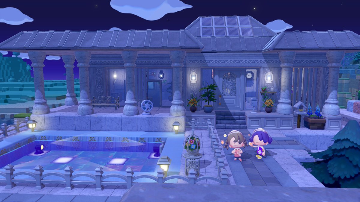 heymori7788's tweet photo. ぽこポケ訪問♡
レイナちゃん（@xxreinaxxgamexx）の街に遊びに行ったよ！
とにかくブロック建築が凄い！天才！
上手い人ってこんな風に土地を使って、こんな素材選びをするんだ！！って感動✨✨
各所のこだわりを聞きながら回らせてもらって、学びになりました！
レイナちゃん、ありがとう♡ https://t.co/FT7LIPoD03