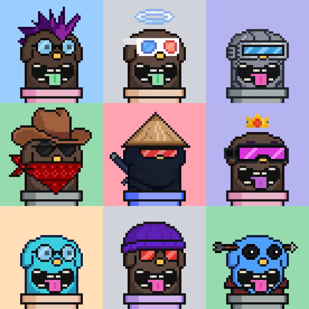 Introducing SluffHeads by SluffLabs 🧪 

1111 supply.
Free mint on <a href="/ethereum/">Ethereum</a>

The lab is open. The signal is live.
Catch the wave. Let it echo ♻️