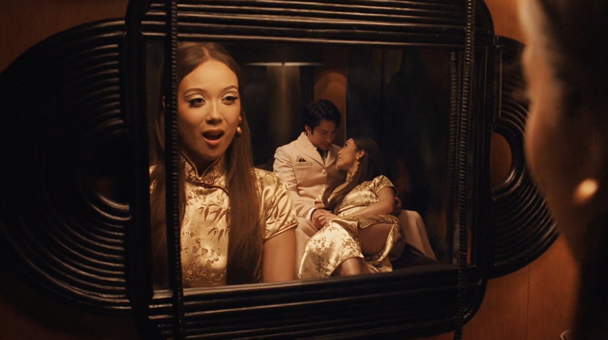 MTV's tweet image. How am I supposed to focus on anything OTHER than all of my favs being in @laufey's 'Madwoman' music video???? 😅