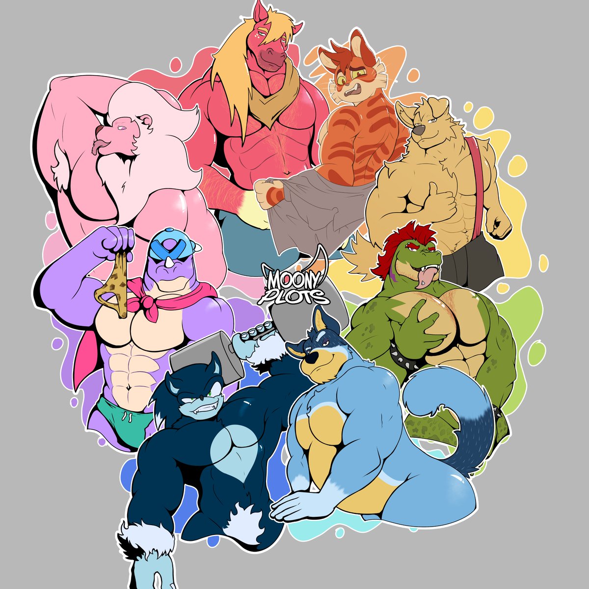 Fanart Colorwheel! | Big Mac!

Last one on red is this sexy stallion! I finally managed to finish this! :D 

#bigmacintosh #bigmac #mylittlepony #furryanthro #bara #furrybara