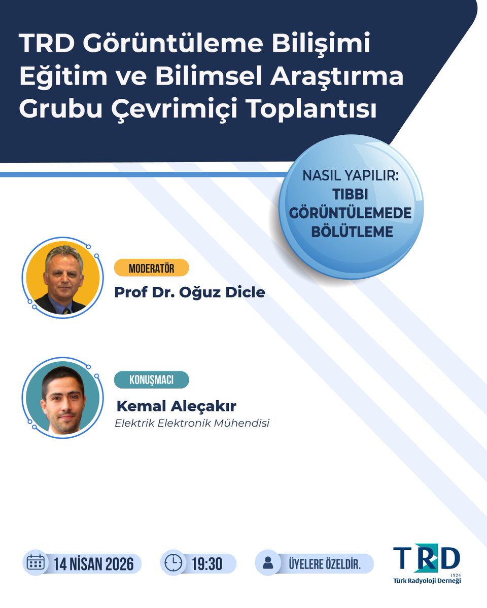Türk Radyoloji Derneği tweet media