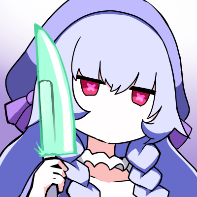 @ktm_wall その頃ノクチェルカは神秘包丁を携えてリンゴを切っていた 