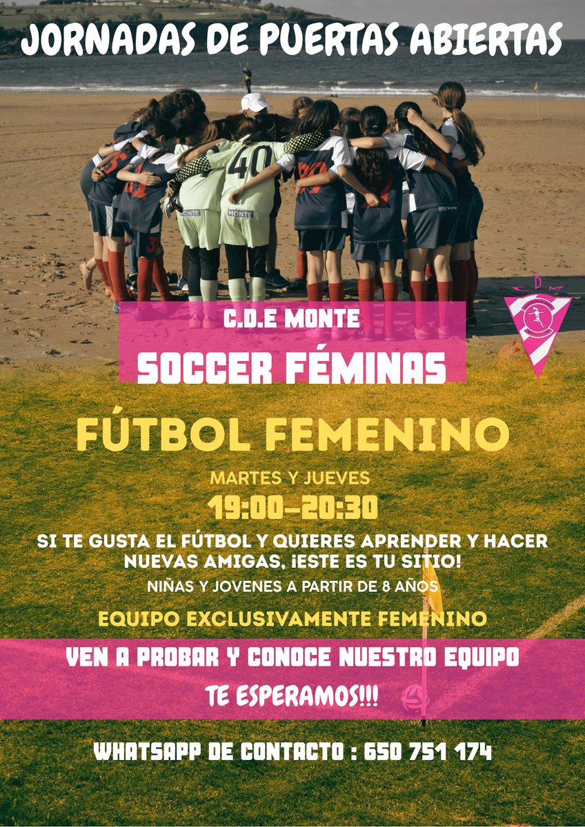 CDE Monte Soccer Féminas tweet media