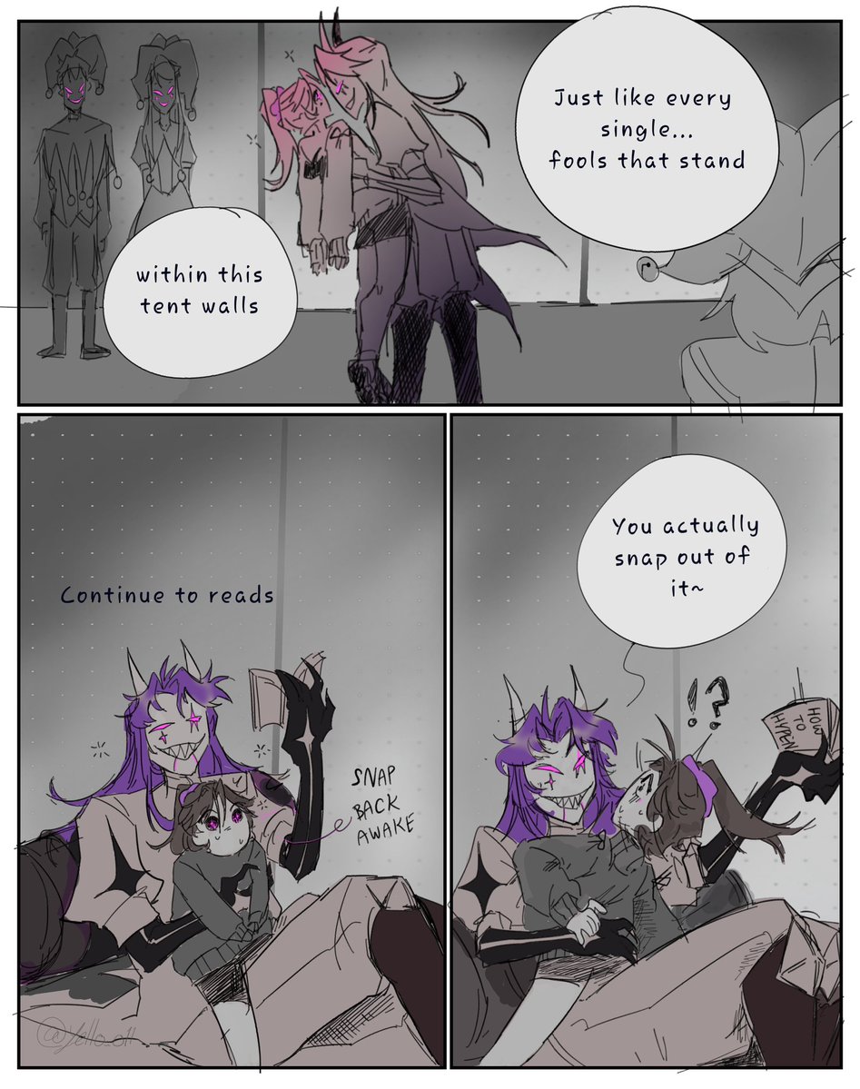Yello_o11's tweet image. Part 2: Jester 🎶

#tfc #thefreakcircus #jester #comic