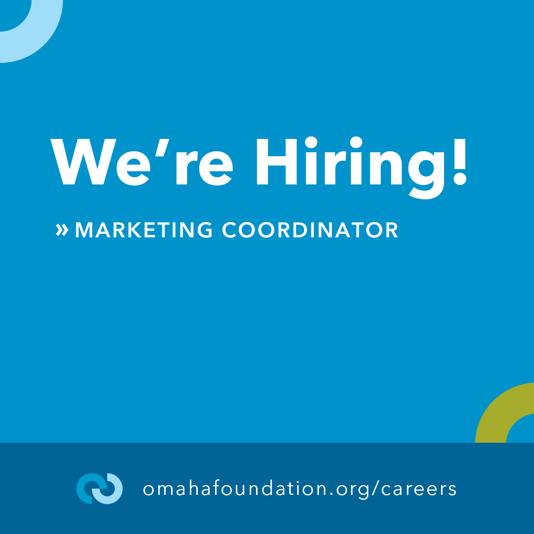 omahafoundation's tweet photo. We are hiring a Marketing Coordinator. This role helps bring our marketing and communications strategies to life across email, web, social media, and print, supporting strong, consistent storytelling for our community. https://t.co/eJWwg2TCTG https://t.co/X1aeI9cq3f