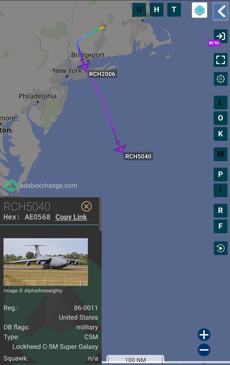 sipjack1776's tweet photo. Previous post deleted
C-5M Super Galaxy 2x
Out of Westover tracking SE
#AE0568/86-0011/RCH5040 to (TISX)
#AE056B/86-0014/RCH2006 to (TJRV)
@Borrowed7Time @MichaelBonet8 @r4streando @LatAmMilMVMTs @SA_Defensa https://t.co/ee14VrLOg2