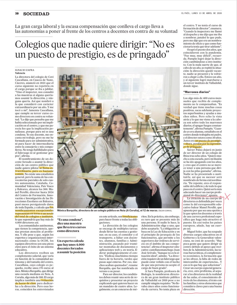 Así estamos en los centros. 👇🏻