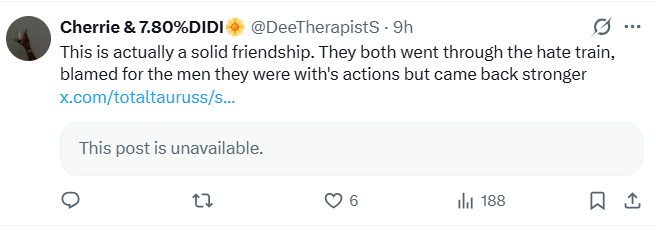 Lovergirly20's tweet image. I have time now.
I thought it was #free ur girl? Why are y'all still salty abt a friendship that y'all swore wasn't real anyway. Those #true friends didn't publicly acknowledge lips until recently when her pr started going up... S8 starts in 49 days btw, free yourselves
