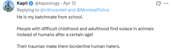 HoomanDecoder's tweet photo. DOG HATERS LIKE KAPIL HAS TO KEEP REPEATING THIS LIE ABOUT DOG LOVERS TO MASK THEIR OWN CHILDHOOD TRAUMA AND SAD LIFE!!
What they dont know is that they are proven cases in research studies!! Anyone who has stepped in school would know it!
#saveindiedogs #saveindiafromdoghaters @WHO @UNHumanRights