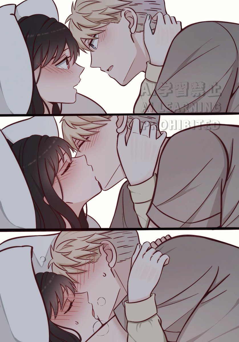 botchinako's tweet image. [repost] loidyor’s deep kiss collection. 💋
#ロイヨル 

Finally they hugged !! Next, we have to wait for the confession and first kiss. Yor fell first but Loid will fall harder for sure.😘