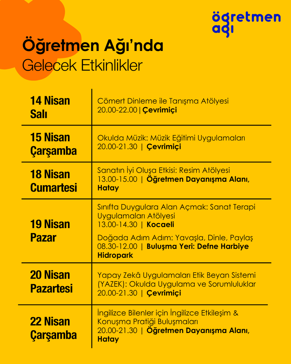Öğretmen Ağı tweet media