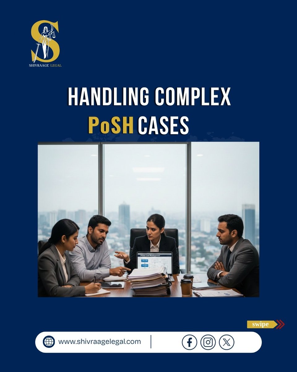 Shivraage_Legal's tweet image. ⚖️ Complex PoSH cases need more than basic handling

✔ Fair process

✔ Proper documentation

✔ Expert guidance

✔ Confidentiality

Handle with care.
.
.
.
#POSH #Compliance #HR #WorkplaceSafety