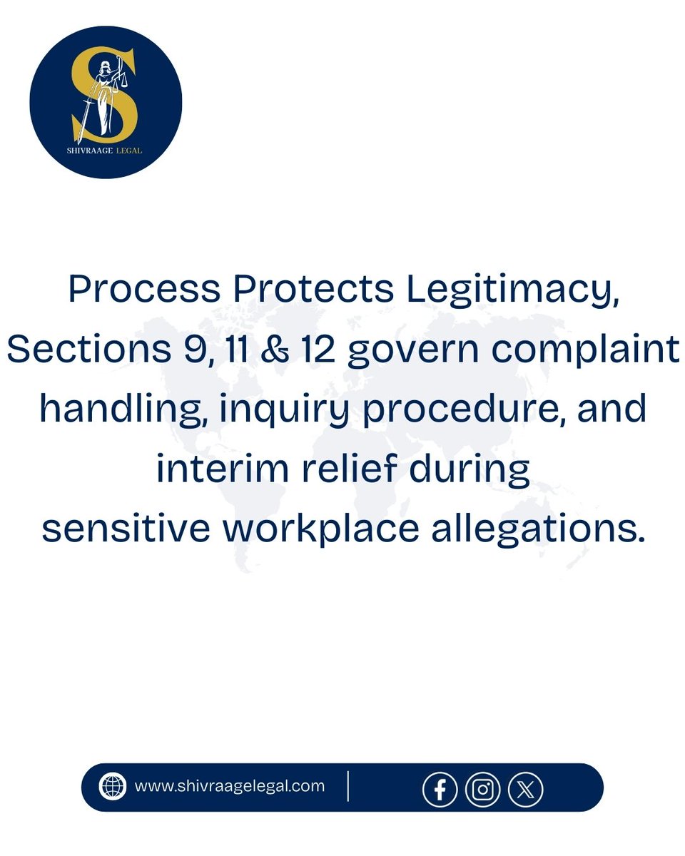 Shivraage_Legal's tweet image. ⚖️ Complex PoSH cases need more than basic handling

✔ Fair process

✔ Proper documentation

✔ Expert guidance

✔ Confidentiality

Handle with care.
.
.
.
#POSH #Compliance #HR #WorkplaceSafety