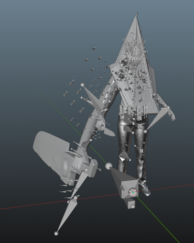 I don't post work in progress images of my mods publicly that often but I'm making an exception for this one, It actually looks crazy behind the scenes lol and I think people should look at how it's structured for the custom wolf form. lol
