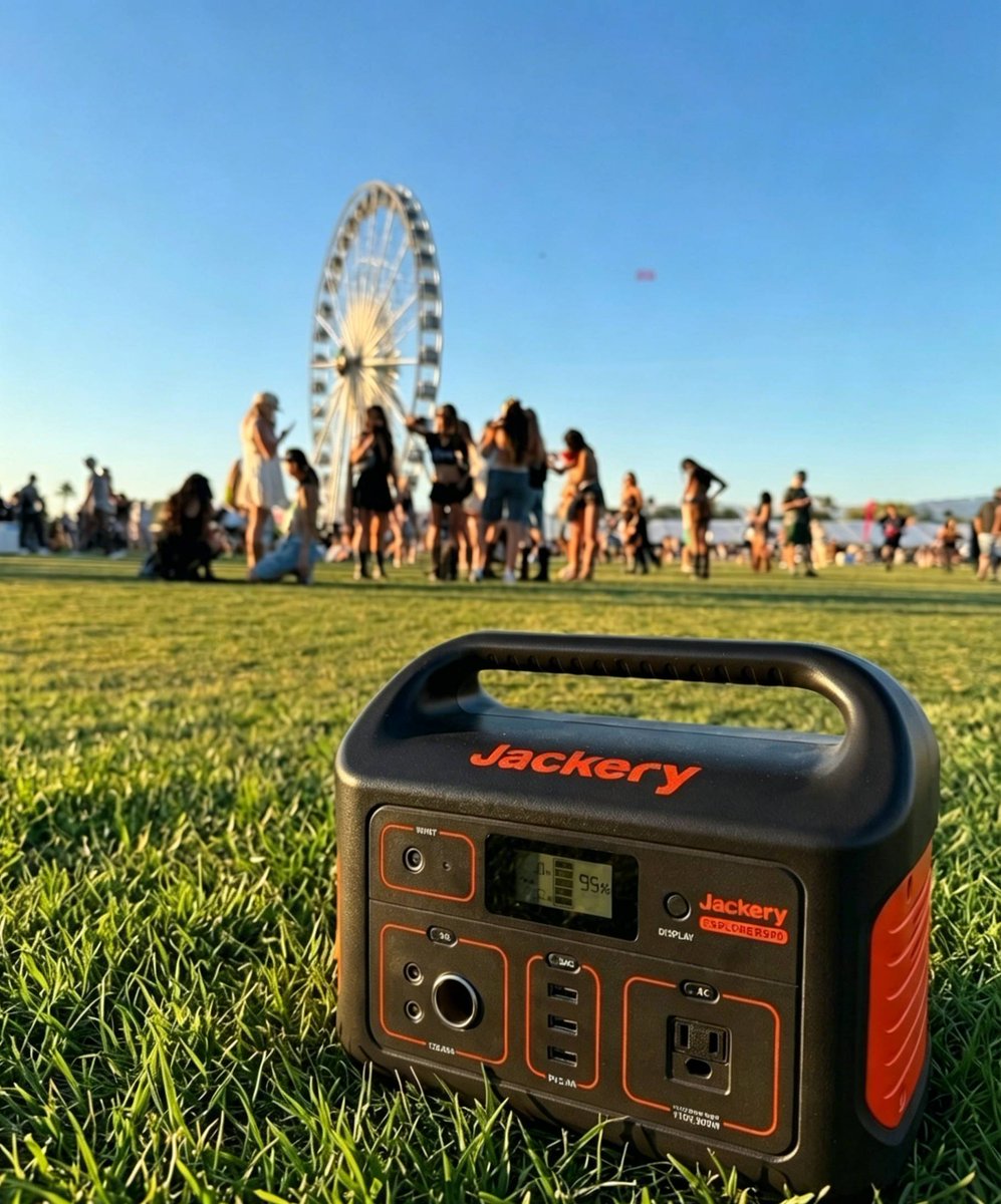 jackeryinc's tweet photo. The ultimate Coachella accessory. 🎡✨
More popular than the headliner. 🧡
Be the person everyone asks: “Can I get a charge?” 🔌
#Jackery #Coachella2026 #Festival #PowerFlex https://t.co/IH0ZVVY0Fa