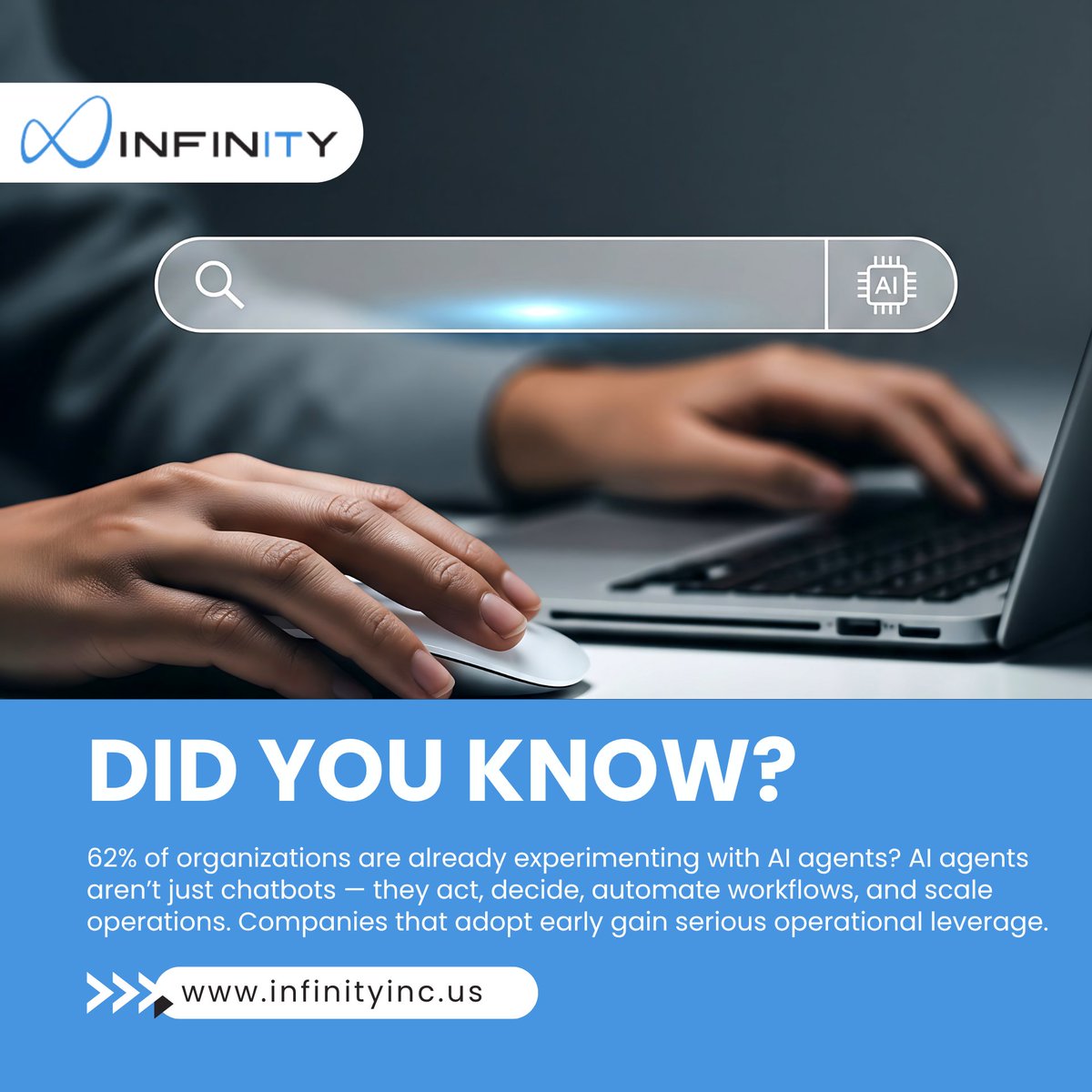 infinitysav's tweet photo. Did you know? AI agents are becoming digital teammates, working 24/7 to streamline processes, reduce manual work, and scale impact across teams.

#ArtificialIntelligence #AIAgents #TechTrends https://t.co/4e4y218NgO