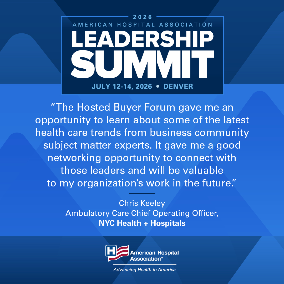 AHACtrHlthInnv's tweet image. Interested in complimentary registration to #AHASummit? Learn more about the AHA Hosted Buyer Forum – connecting hospital buyers with solution providers. #HCLDR  #HealthInnovation  #Healthcare #Leadership #HospitalConferences
ow.ly/5auX50YAM2A