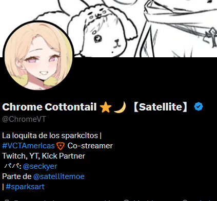 Chrome Cottontail ⭐🌙 【Satellite】 tweet media