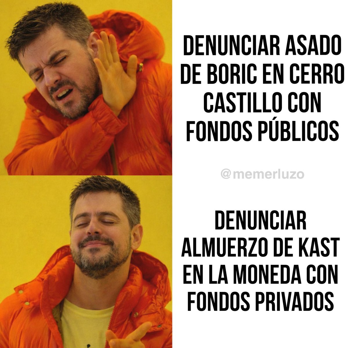 mememoriacl's tweet image. La diferencia de cuándo eres oficialismo versus oposición por Daniel Manouchehri: