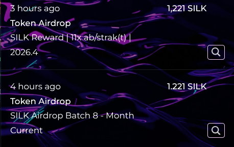 Shout out <a href="/houdini_af/">𝙃𝙤𝙪𝙙𝙞𝙣𝙞 📦</a> 

LEGEND

ab/strak(t)

$SILK