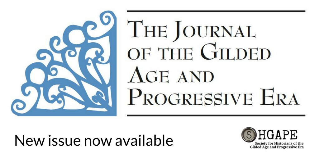 cambUP_History's tweet image. New Issue of The Journal of the Gilded Age and Progressive Era now available
📚 cup.org/4c4epqm

#americanhistory #twitterstorians
